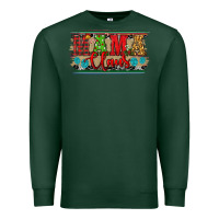 Sports Green Western Christmas Mama Claus Premium Sweatshirt - RanaPortraitStore