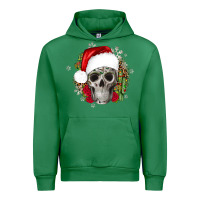 Emerald skull Christmas cactus Urban Hoodie - JahusDesignShop