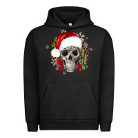 Pigment Black skull Christmas cactus Urban Hoodie - JahusDesignShop