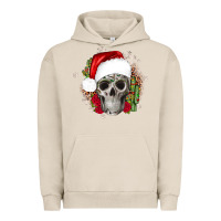 Pigment French Oak skull Christmas cactus Urban Hoodie - JahusDesignShop