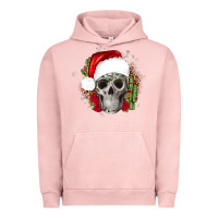 Pigment Salmon skull Christmas cactus Urban Hoodie - JahusDesignShop