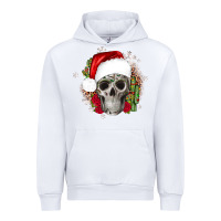 White skull Christmas cactus Urban Hoodie - JahusDesignShop