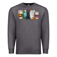 Charcoal Heather labrador retriever dog coffee cups Premium Sweatshirt - texasbilliewilder