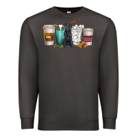 Smoke labrador retriever dog coffee cups Premium Sweatshirt - texasbilliewilder