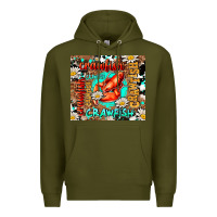 Army Green western crawfish Premium Hoodie - AdoDesignShop