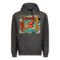 Charcoal Heather western crawfish Premium Hoodie - AdoDesignShop