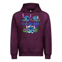 Mauve Wine preview flower stitch 6 th grade Urban Hoodie - AdoDesignShop