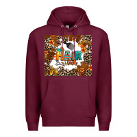 Burgundy hair tech Premium Hoodie - AdoDesignShop