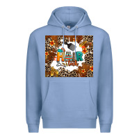 Colony Blue hair tech Premium Hoodie - AdoDesignShop