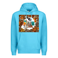 Ocean Blue hair tech Premium Hoodie - AdoDesignShop