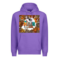 Purple hair tech Premium Hoodie - AdoDesignShop