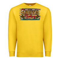 Lemon Santa Baby Western Christmas Premium Sweatshirt - RanaPortraitStore