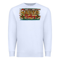White Santa Baby Western Christmas Premium Sweatshirt - RanaPortraitStore