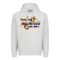 Dove Grey that's my grandson out there baseball Premium Hoodie - JahusDesignShop
