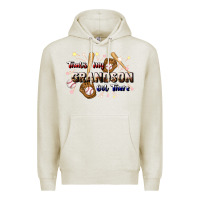 Oatmeal Heather that's my grandson out there baseball Premium Hoodie - JahusDesignShop