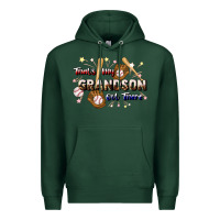 Sports Green that's my grandson out there baseball Premium Hoodie - JahusDesignShop