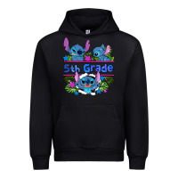 Black preview flower stitch 5th grade Urban Hoodie - AdoDesignShop