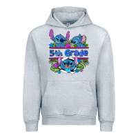 Heather Grey preview flower stitch 5th grade Urban Hoodie - AdoDesignShop