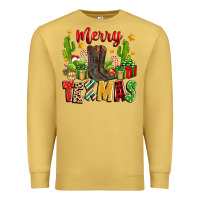 Antique Gold merry texmas Premium Sweatshirt - Zillion Design Studio