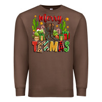 Chestnut merry texmas Premium Sweatshirt - Zillion Design Studio