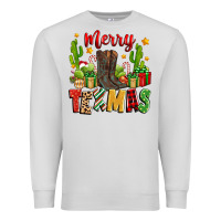 Dove Grey merry texmas Premium Sweatshirt - Zillion Design Studio
