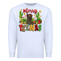 White merry texmas Premium Sweatshirt - Zillion Design Studio