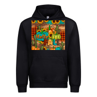 Black hello fall pumpkin Urban Hoodie - JahusDesignShop