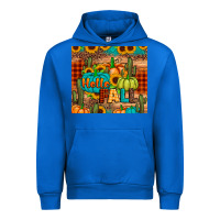 Cobalt hello fall pumpkin Urban Hoodie - JahusDesignShop