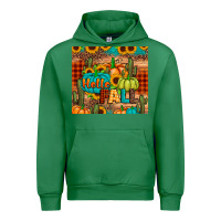 Emerald hello fall pumpkin Urban Hoodie - JahusDesignShop
