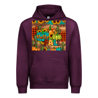 Mauve Wine hello fall pumpkin Urban Hoodie - JahusDesignShop