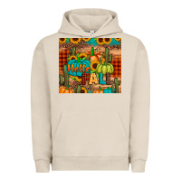 Pigment French Oak hello fall pumpkin Urban Hoodie - JahusDesignShop