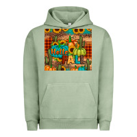 Pigment Oil Green hello fall pumpkin Urban Hoodie - JahusDesignShop