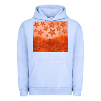 Pigment Grape Ice orange glitter star Urban Hoodie - JahusDesignShop