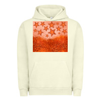 Pigment Pistachio orange glitter star Urban Hoodie - JahusDesignShop
