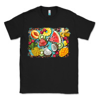 Black summer fruits background Classic Tee - BarkalooDesign