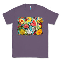 Lavender summer fruits background Classic Tee - BarkalooDesign