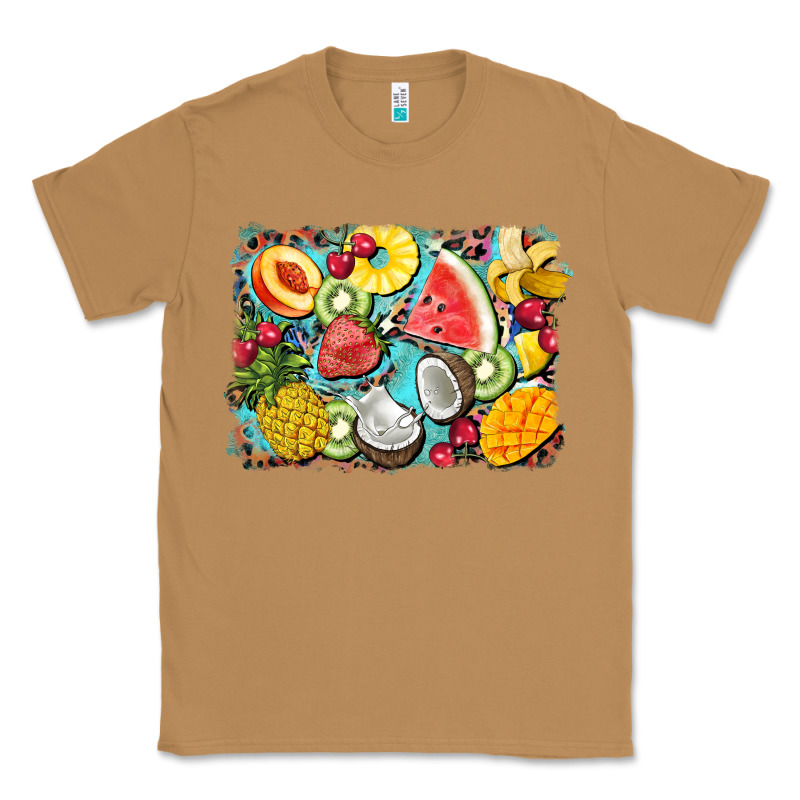 Summer Fruits Background Classic Tee by BarkalooDesign | Teevron