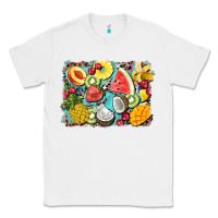 White summer fruits background Classic Tee - BarkalooDesign