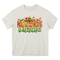 Cream Nachos Valentine Heavy Core Tee - CowhideDigitalArt