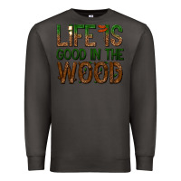 Smoke life is good in the wood Premium Sweatshirt - texasbilliewilder