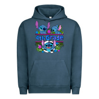 Pigment Midnight Navy preview flower stitch 4 th grade Urban Hoodie - AdoDesignShop