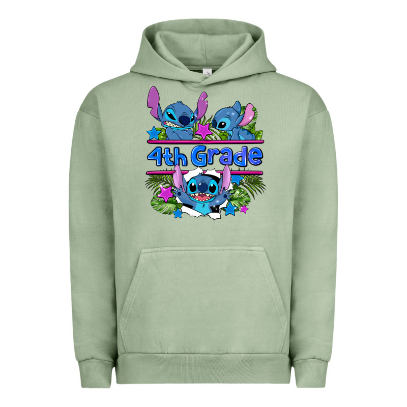 Preview Flower Stitch 4 Th Grade Urban Hoodie by AdoDesignShop | Teevron