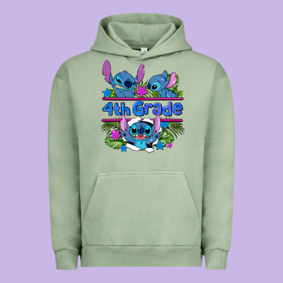 Preview Flower Stitch 4 Th Grade Urban Hoodie Designed By Adodesignshop