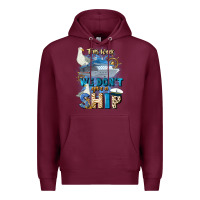 Burgundy this week we don't give a ship Premium Hoodie - JahusDesignShop