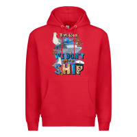 Red this week we don't give a ship Premium Hoodie - JahusDesignShop