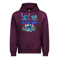Mauve Wine preview flower stitch 3rd grade Urban Hoodie - AdoDesignShop
