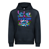 Navy preview flower stitch 3rd grade Urban Hoodie - AdoDesignShop