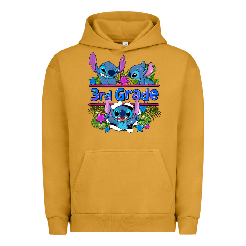 Preview Flower Stitch 3rd Grade Urban Hoodie by AdoDesignShop | Teevron