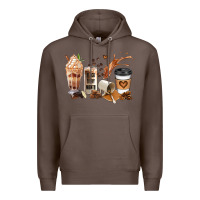 Coffee black every month melanin coffee cups Premium Hoodie - JahusDesignShop