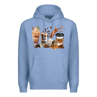 Colony Blue black every month melanin coffee cups Premium Hoodie - JahusDesignShop